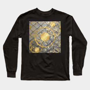 Geometric Golden Circle Abstract Long Sleeve T-Shirt